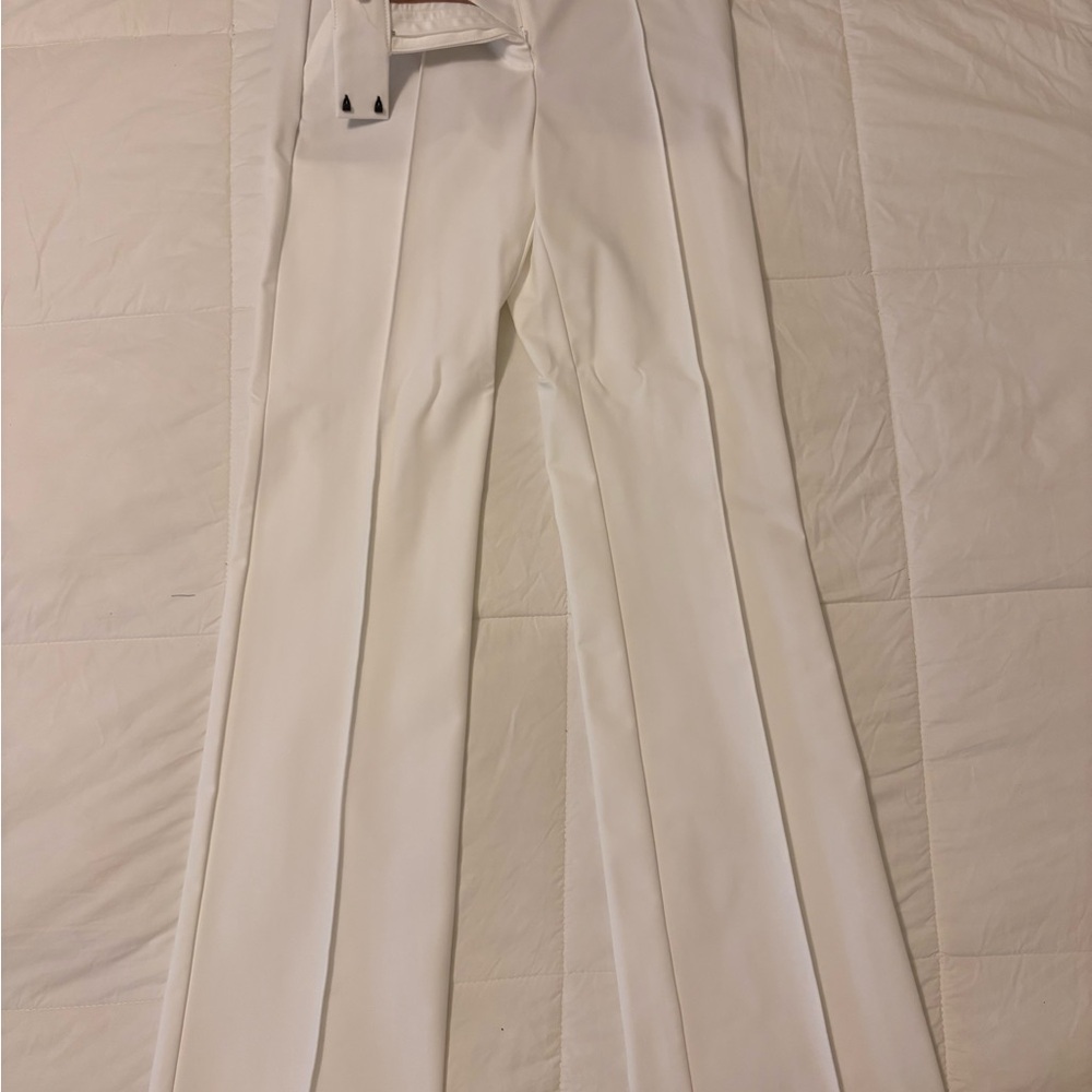 Express White and Tan Pants